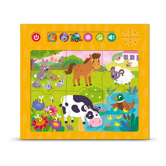 Talking Puzzles 3x6 Happy Farm